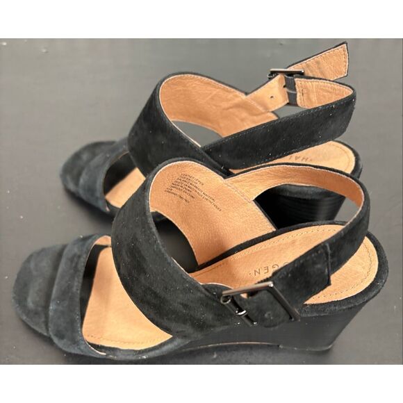 Halogen faux suede strappy sandals  size 6.5 - Picture 1 of 11